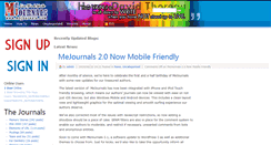 Desktop Screenshot of mejournals.com