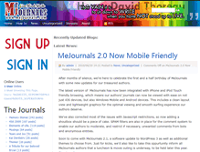 Tablet Screenshot of mejournals.com